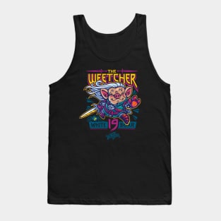 The Weetcher: White Boar Tank Top